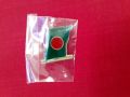 Bangladesh National Flag Koat Pin. 