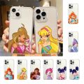 Girl W-Winx Clubs Phone Case For Iphone 15 11 13 14 Pro Max 7 8 Plus X Xr Xs Max Se2020 12mini Transparent Cover. 