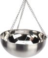 Silver Bowl with chain for digital electric hanging weight scale 10 kg bowl for Measurement any items. 
