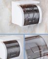Waterproof Mobile Toilet Paper Holder Tissue Roll Stand Box with Shelf Rack Wall Mount Bathroom Accessory.