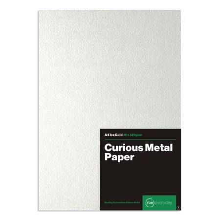 Metalic ice gold paper for certificate,business card and document print 10 pcs
