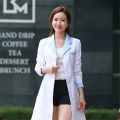 Doctor's Choice: Elegant Women’s Lab Jacket with Side Belts.
