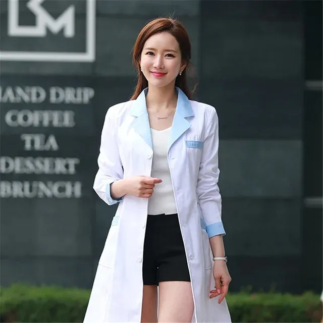 Doctor's%20Choice:%20Elegant%20Women%E2%80%99s%20Lab%20Jacket%20with%20Side%20Belts%20-%20Image%203