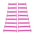 16Pcs/Set Running No Tie Shoelaces Fashion Unisex Athletic Elastic Silicone Shoe Lace All Sneakers Fit Strap S119. 