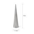 Stainless Steel Cone Shape Spiral Croissant Pointed Tube Bread Mold Baking Tool.