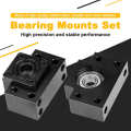 Bearing supports fixed floating side housing for ball screw diameter 12mm. 