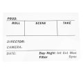 TWEXQNY 3X Generic Acrylic Colorful Clapperboard TV Film Movie Slate Cut Role Play Prop. 