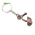 Creative metal scooter keychain personalized cool small battery pendant mini keychain pendant. 