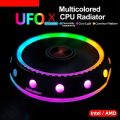 HF-685 RGB CPU Cooler Fan for Intel LGA1700/115x/775 & AMD AM4/AM5 Processor.