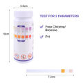 YIERYI 6 in 1 PH Test Strips Water Quality Test Strips Test PH/Chlorine/Bromine/Total Alkalinity/Cyanuric Acid for Aquarium Fish Tank Swimming Pools.
