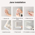 Kitchen dual-purpose drain cloth rack free perforation wall-mounted sponge storage rack multi-function sink compartment rack hot sell. 