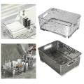 Cosmetic Storage Box Makeup Holder Portable Rectangular Lipstick Rack Skincare Holder Cosmetic Box for Countertop Vanity Dresser Drawer Desk. 