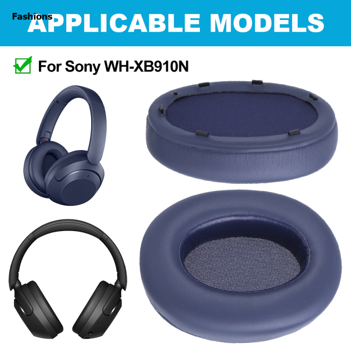 Fashions%20Replacement%20Ear%20Pads%20Cushion%20Cover%20Protein%20Leather%20Headphones%20Ear%20Cushions%20Ear%20Cups%20Cover%20for%20Sony%20WH-XB910N%20Headphones%20-%20Image%202