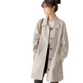 Fashion Women's Trench Coat Korean Style Khaki Spring Autumn Lined Coat Single Breasted Casual Windbreaker Outerwear Female. 