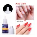 1Set*3g Fast Drying Bond Nail Glue for False Nail Tips Strong Adhesive Glue Professional Acrylic Art Nail Rhinestone Glue Gel *.