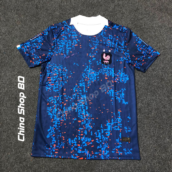 France Home 2026 World cup Half Sleeve premium National Team Football Jersey (Logo Embroidery)