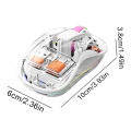 M333 Wireless Mouse 2400DPI 2.4GHz Wireless Mouse Ergonomic Lighting Gaming Mouse Silent Click Rechargeable Cordless Mice. 