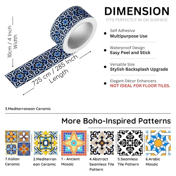 Tile%20Sticker%20Decorative%20Waterproof%20Peel%20and%20Stick%20Mosaic%20for%20Kitchen%20Backsplash%20and%20Wall%20Borders%20-%203%20inch%20X%2012%20Ft%20Border%20-%20Image%207