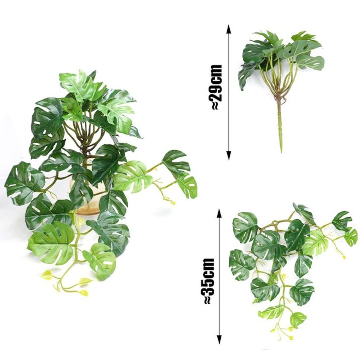Tropical%20Artificial%20Party%20Decoration%20For%20Home%20Garden%20Decor%20Office%20Living%20Room%20Fake%20Plant%20Simulation%20Plants%20Turtle%20Leaves%20Green%20Plant%20-%20Image%202