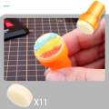 Model Grinding Brushes Action Figure Paint Brush with 12 Heads Cleaning Brush Miniature Model Details Painting for Collectible Figurine Crafts. 