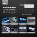 FANTECH ATOM HE68 MK811 Wired Magnetic Gaming Keyboard Black. 
