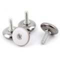 6 Pcs Desk Corner Pad Cover Protector Cushion 4 Pcs Furniture Adjustable Screw On Glide Leveling Foot Feet M6x20mm. 