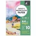Papertree Artist`s Water Colour Paper 250 Gsm Pack Of 10 Sheets Size 7.25 x 11 Inch. 