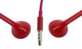 New Headset Earphone Volume Adjustable With Mic For Apple iPhone 5 5S 4 4S 3GS 3G Red. 