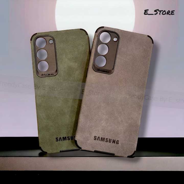 E_Store Samsung Galaxy S23 Plus (S23+) Stylish Trendy Premium Soft Lather Mobile Back Cover Cases-ELF
