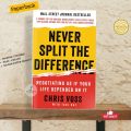 Never Split the Difference Negotiating as if Your Life Depended on It by Chris Voss (Premium - Paperback). 