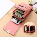 Women Bag Touch Screen Cell Phone Purse Smartphone Wallet Leather Shoulder Strap Handbag. 