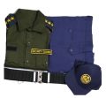 Security Guard Uniform Full Set - Security Guard Dress , Pant, Shirt, Cap, Belt , Epulet Full Set. 