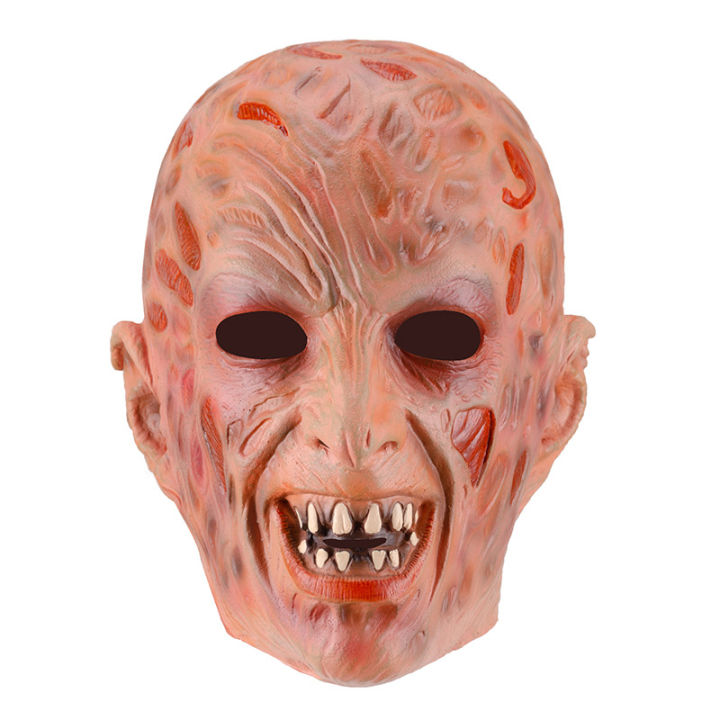 Halloween%20Freddy%20Mask%20Krueger%20Killer%20Cosplay%20Gloves%20Hat%20Horror%20Costume%20Full%20Head%20Latex%20Mask%20Masquerade%20Supplies%20-%20Image%202