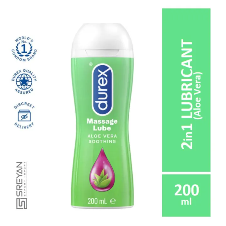 Durex Play Massage 2-in-1 Aloe Vera Lube Gel - 200ml