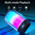 Pulse 4 Mini Bluetooth, AUX, USB, SD Card & FM Radio Supported Colorful Lighting Effects Wireless Speaker. 