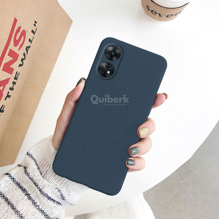 Quiberk%20for%20OPPO%20Reno8%20T%204G%20Shockproof%20Anti-Slip%20Soft%20TPU%20Sandstone%20Matte%20Back%20Case%20Cover%20-%20Image%202