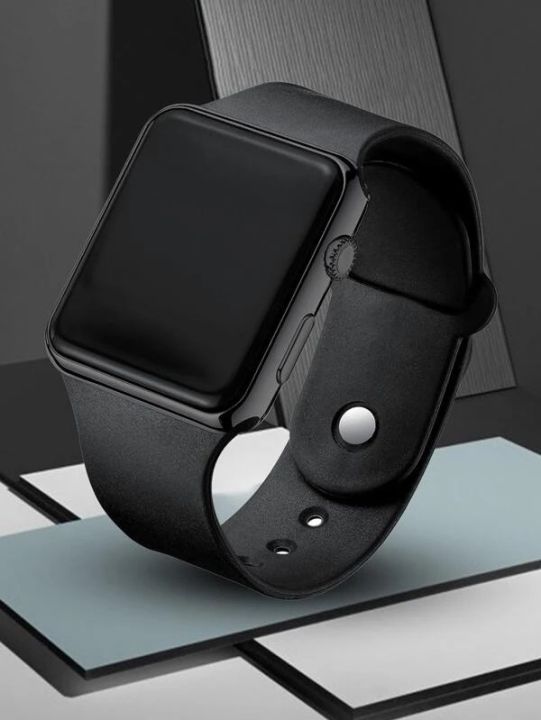 Combo%20offer%20,%20Buy%201%20Get%201%20,%20Dailylife%20Waterproof%20White%20Color%20Digital%20Watch%20And%20Square%20Led%20Digital%20Watch%20-%20Image%204