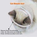 5211JEW Transparent Chewing Safety Anti Bite Pet Product Cat Muzzle Kitten Muzzles Bathing Grooming Tools Mouth Guard.
