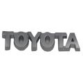 Car Monogram Logo-Toyota Silver . 