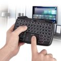 Rii RK707 2.4GHz Wireless Game Controller Keyboard and Mouse Combination - black.