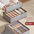 High Quality With Compartments Underwear Socks Storage Box Foldable Breathable Drawers Divider Multi-function Wardrobe Organizer. 
