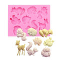 Animal Series Deer Owl Shaped Silicone Craft Cake Decorating Tool Layor. 
