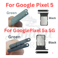 For Google Pixel 5 5G, Pixel 5A 5G Nano Sim Card Tray Holder Sim Adaptor With Free Sim Ejector Pin Replacement Part.