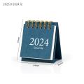 Minimalist Portable 2024 Mini Calendar Creative Coil Calendar Project Notebook Desktop Decoration. 