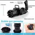 1pcs,Kids Automatic Gatling water Bubble Toys(Black colour). 