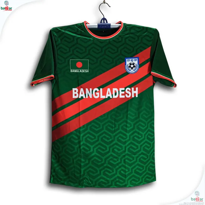 B-d Short Sleeve Football Jersey for Man - Half Sleeve - Bangladesh Fan Jersey 2026-27