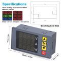 BM730 3in1 Voltage Current Power Meter 4-digit Digital Voltmeter Multifunctional Ammeter with Buzzer Supports Voltage and Current Display Fine Adjustment with Low Voltage Overvoltage and Overcurrent Sound Alarm Function.