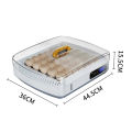 GC Smart Chicken Incubators For Hatching Eggs Small Poultry Duck Quail 35 Egg Incubator Visual Chicken Eggs Incubator With Temperature Control Function Automatic Turner. 