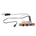 Cajon drum sound hole pickup microphone for use with volume control 6.35mm - color.
