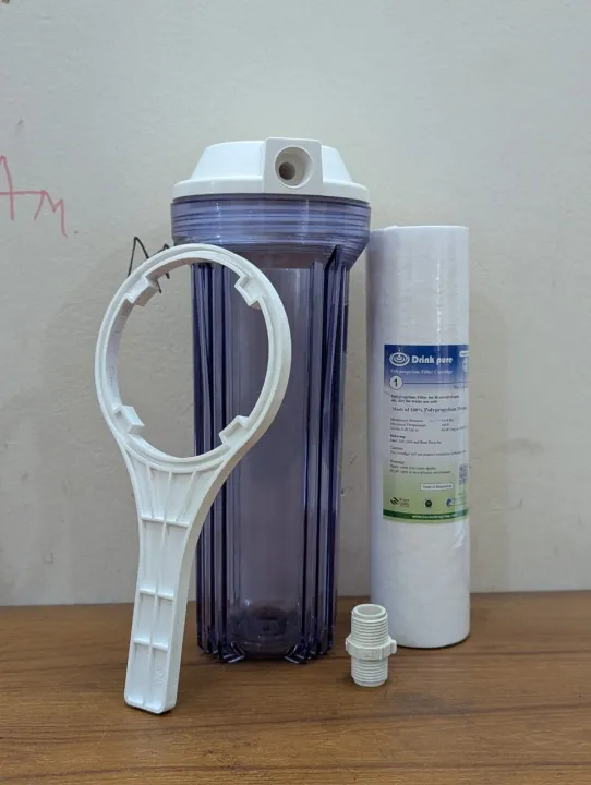 Water%20filter.%2010"%20housing.%2010"%20filter.%20water%20purifier%20jog.%20clear%20housing.%20single%20filter.%20iron%20removal%20%20Filter,%20-%20Image%202